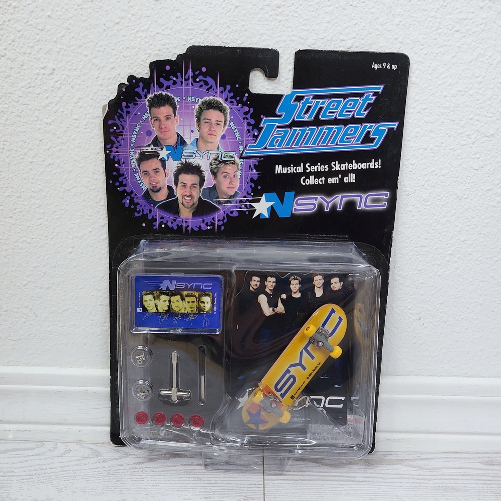 NSYNC Y2K Street Jammers Musical Series Yellow Skateboard Toy NEW Vintage